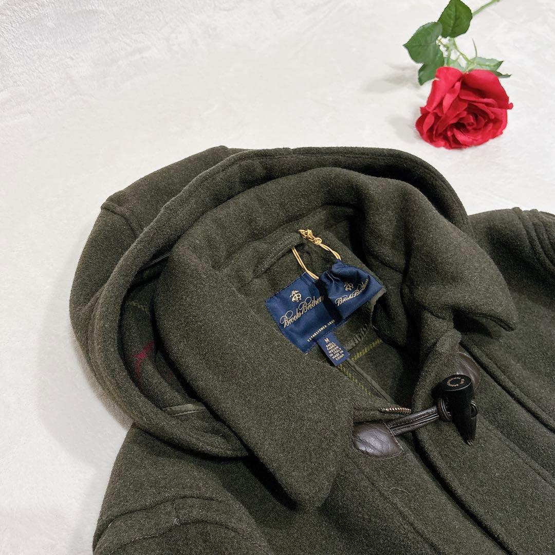 新品同様✨　ブルックスブラザーズ　ダッフルコート　グリーン　ウール