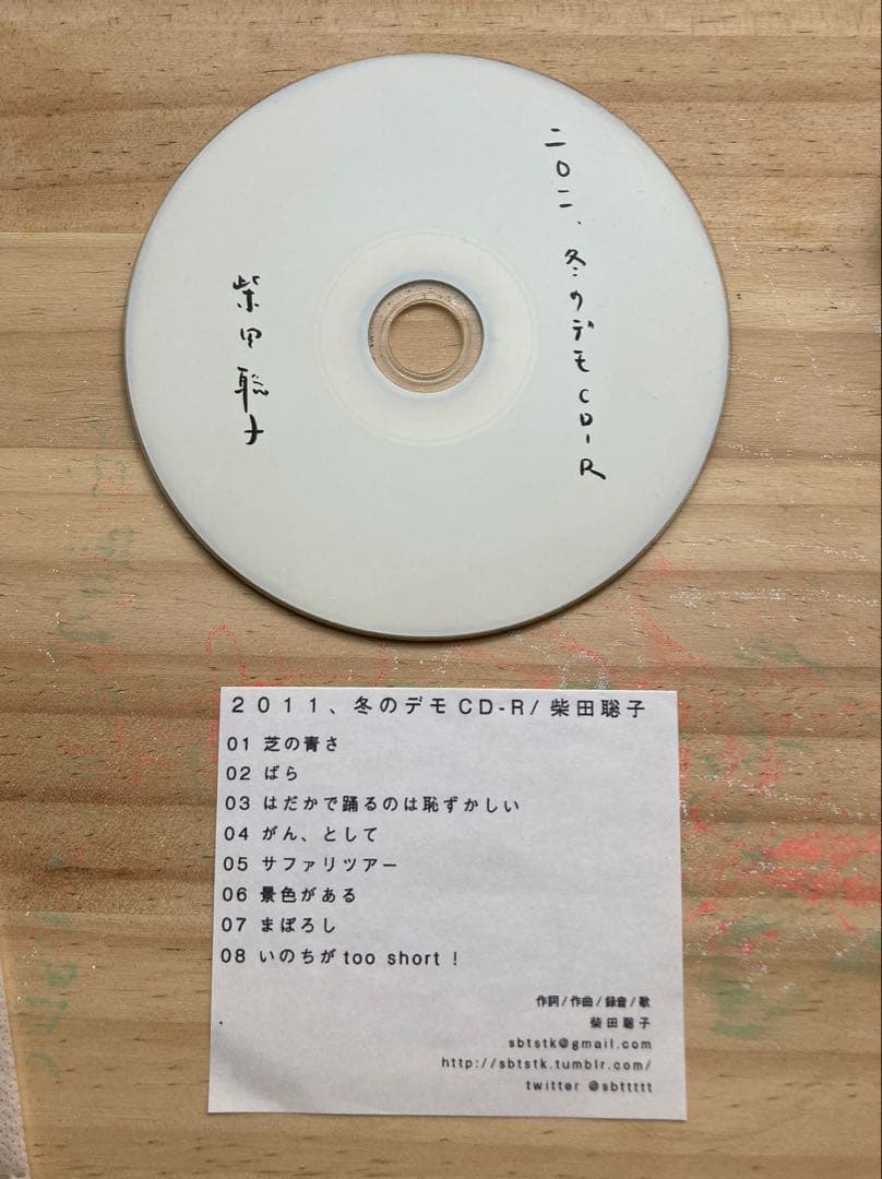 柴田聡子　『2011、冬のデモ』　貴重盤　しばたさとこ