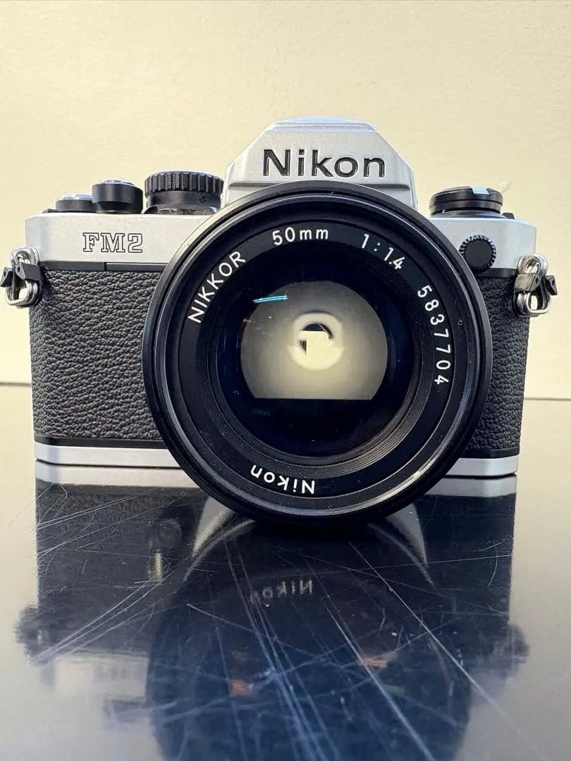 Nikon FM2 一眼レフカメラ Nikkor 50mm F1.4レンズ付き