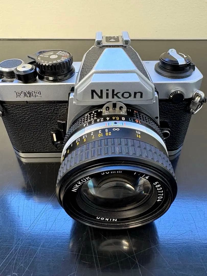 Nikon FM2 一眼レフカメラ Nikkor 50mm F1.4レンズ付き