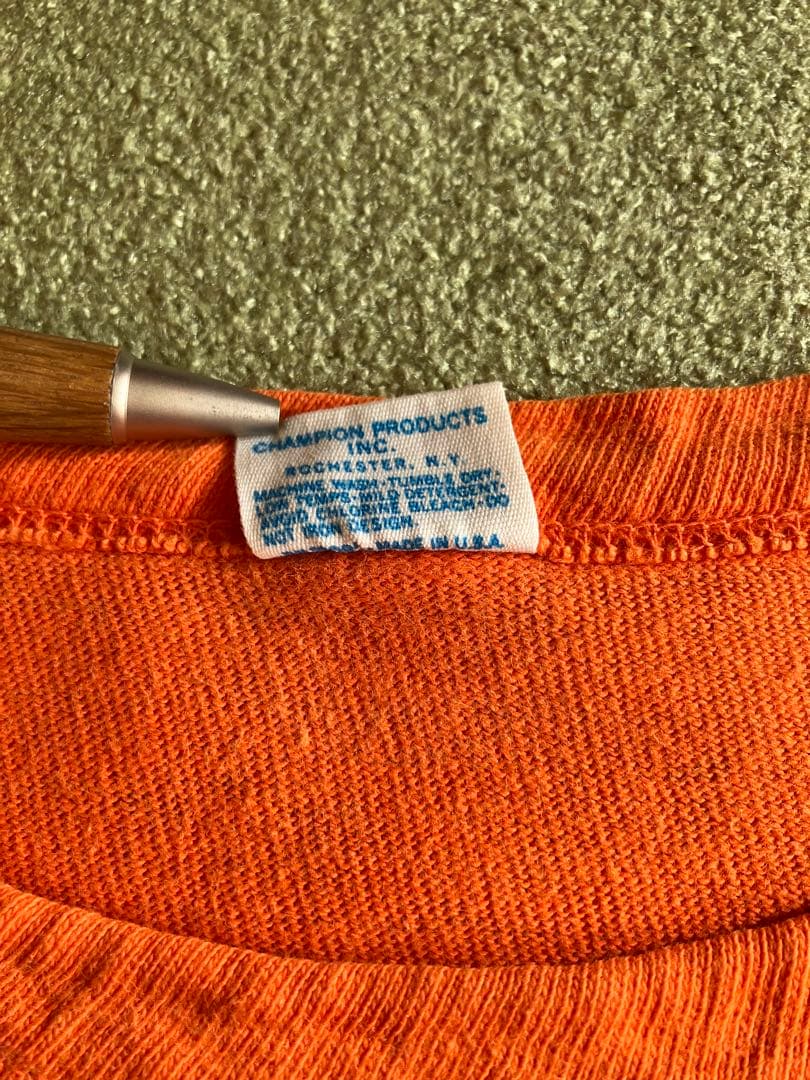 70s Champion チャンピオン フットボール Tシャツ USA バータグ