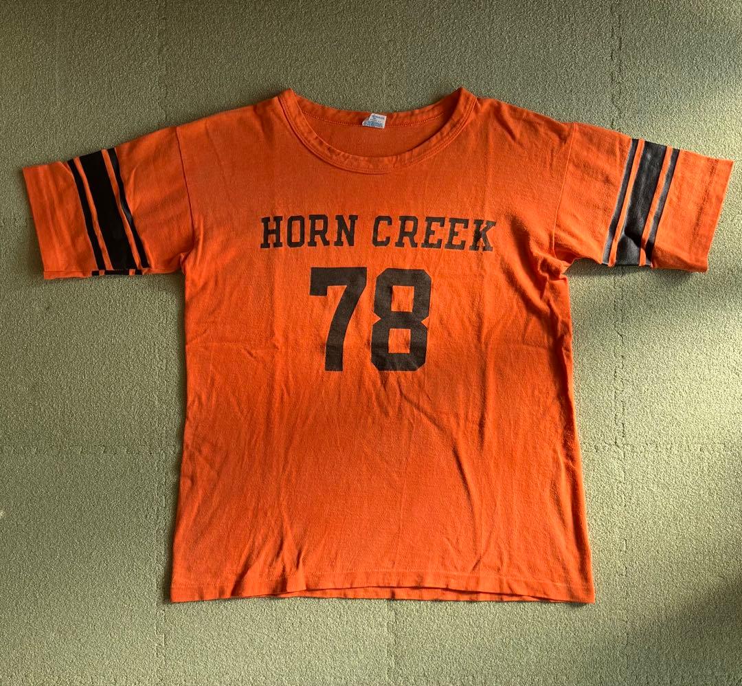 70s Champion チャンピオン フットボール Tシャツ USA バータグ