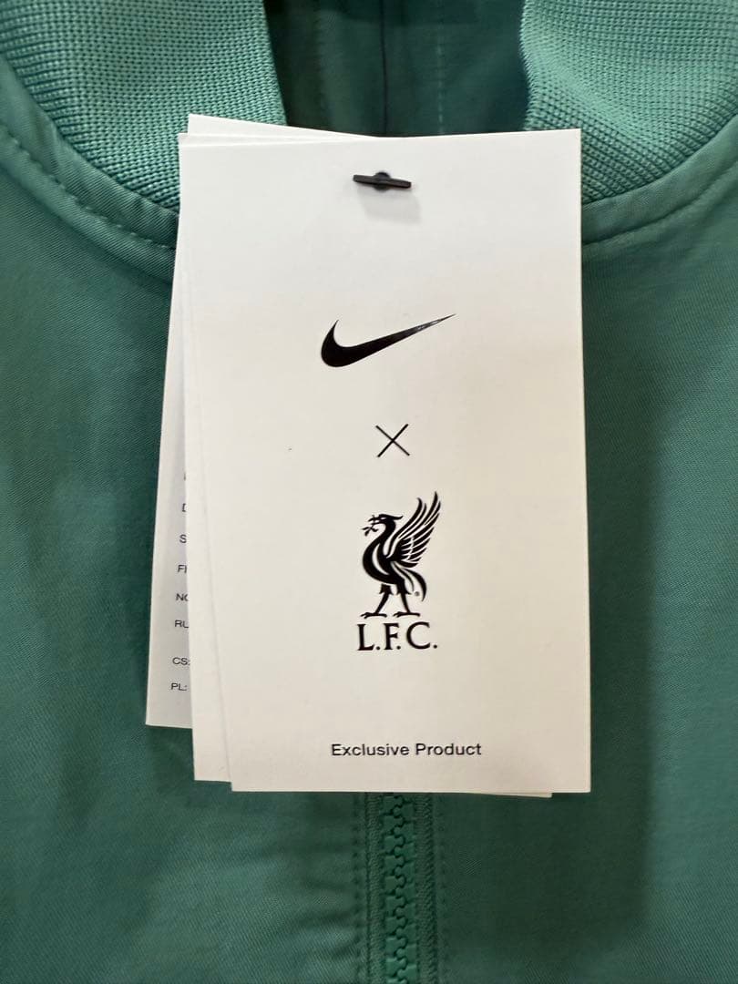 【新品】 リバプールFC ボンバージャケット グリーン 24/25 L