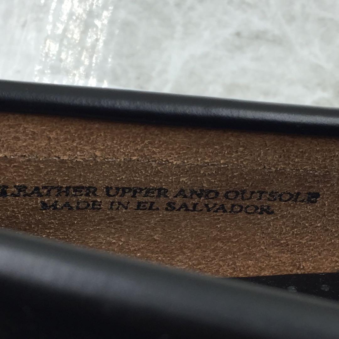 【美品】G.H.BASS ジーエイチバス ペニーローファー 黒/白 27.5cm