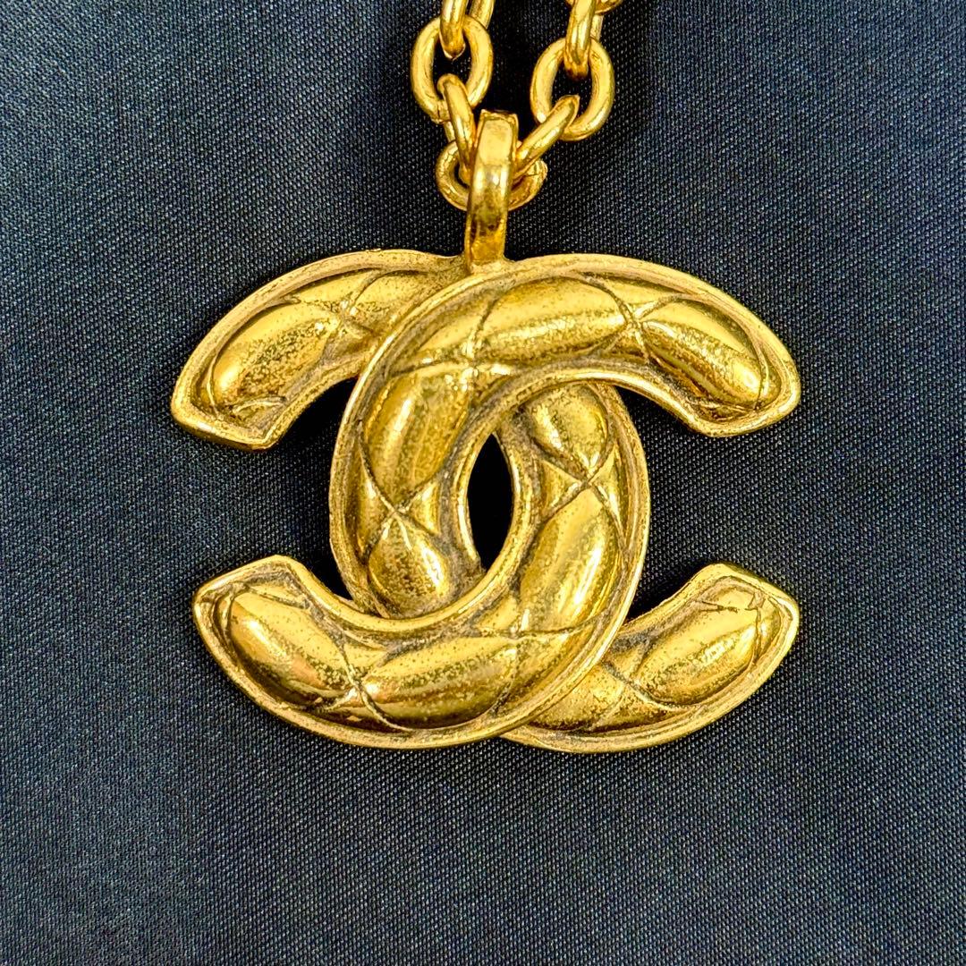 CHANEL シャネル デカココ ココマーク チェーンネックレス マトラッセ