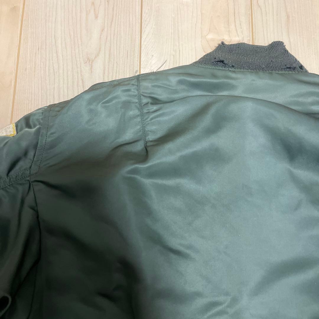 実物80年 MA-1 オリジナル ALPHA INDUSTRIES INC社製