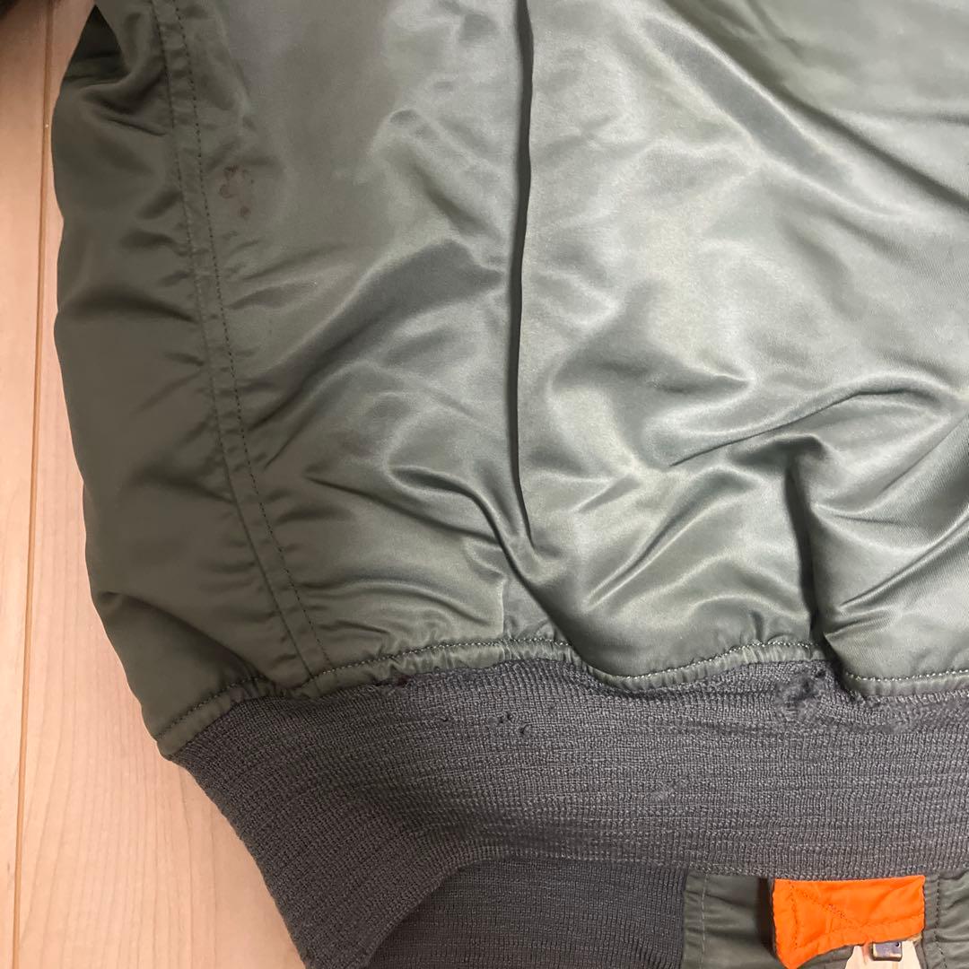 実物80年 MA-1 オリジナル ALPHA INDUSTRIES INC社製