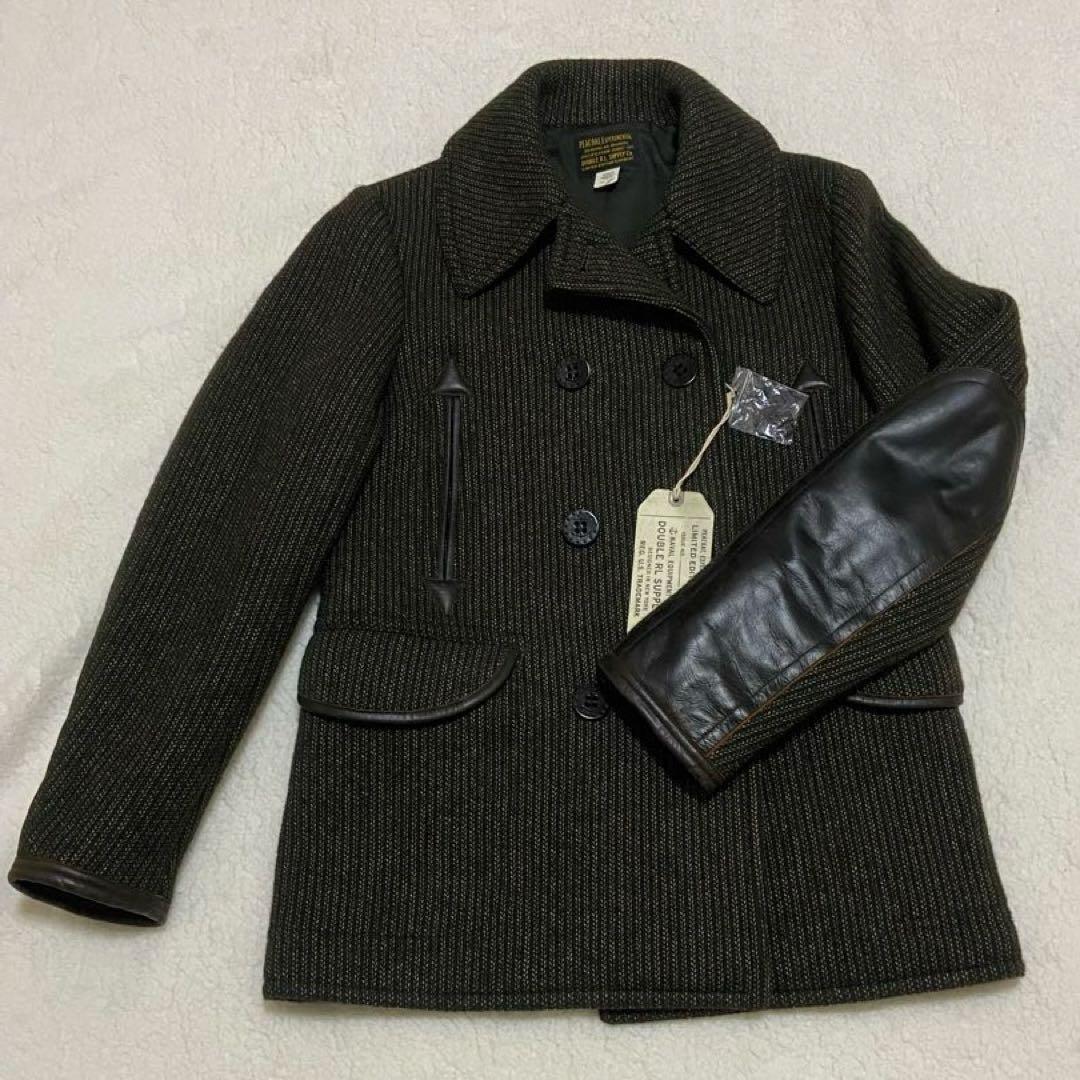 [新品］木村拓哉着用グランメゾン　DOUBLE RLレザートリムPコート24SS