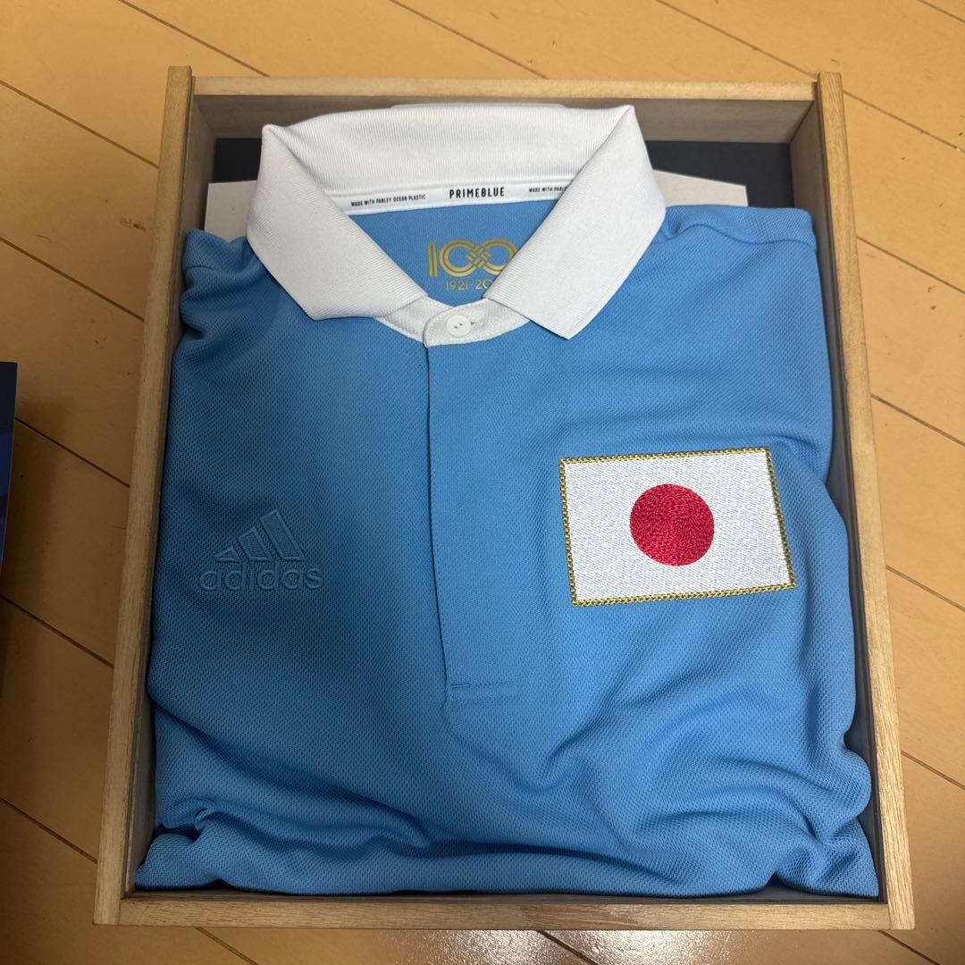 adidas 日本国旗刺繍 ポロシャツ