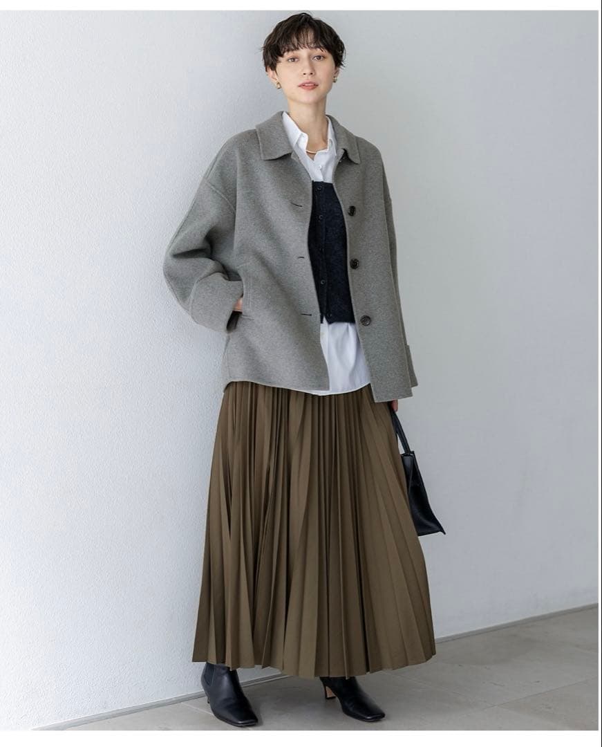 23区新品未【VERY掲載】MANTECOPure リバー ステンカラーコート