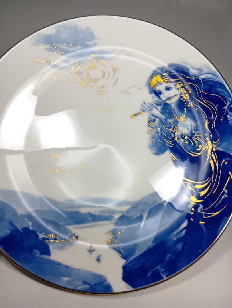 マイセン イヤープレート 2001年 ローレライ 美品 飾り皿 皿 オブジェ