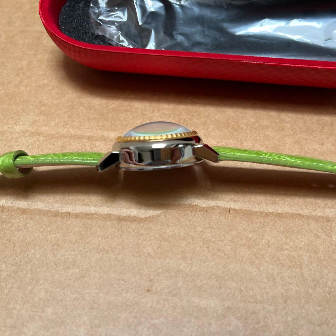 未使用リトモラティーノ　レディース　腕時計　イエローグリーン