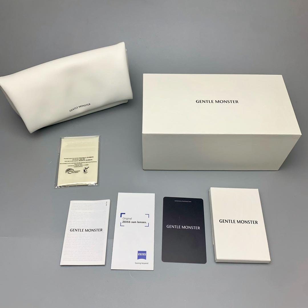 GENTLE MONSTER ブラックスクエアサングラス LILIT 茶色