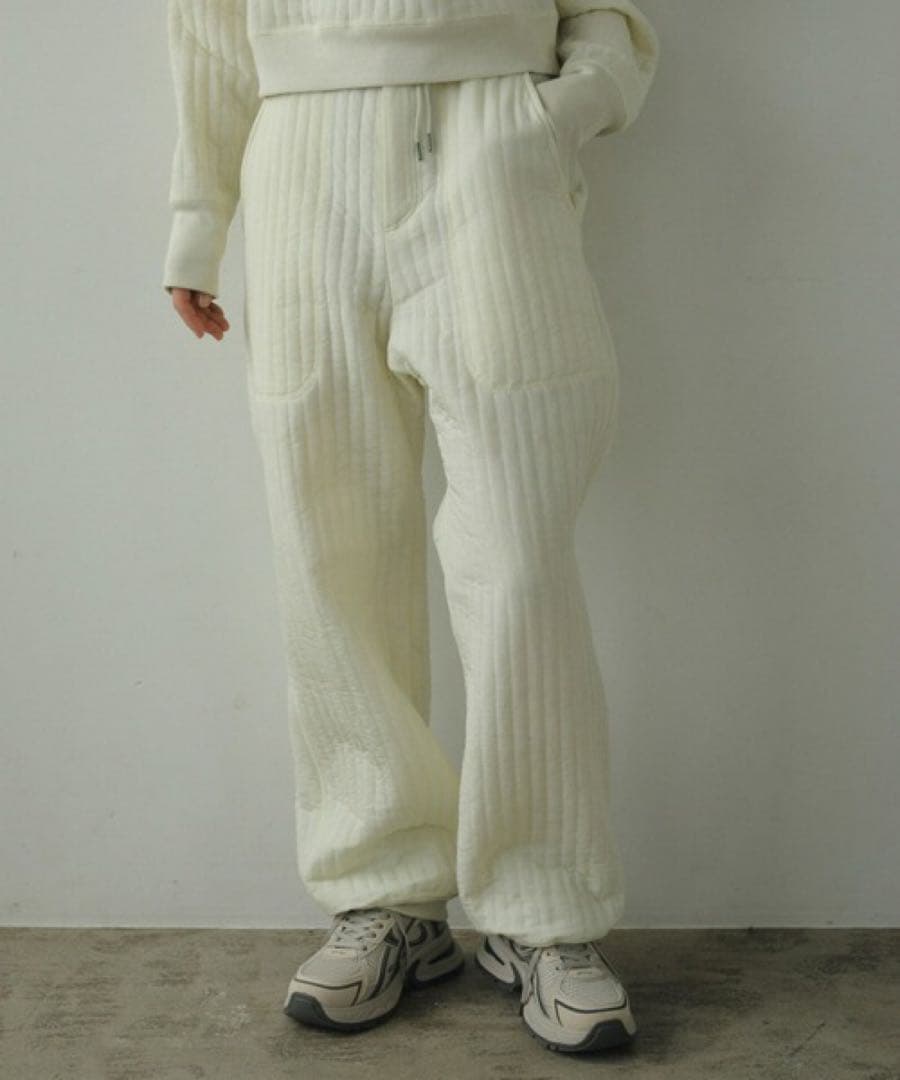 パンツ anuke Quilting Line Pants