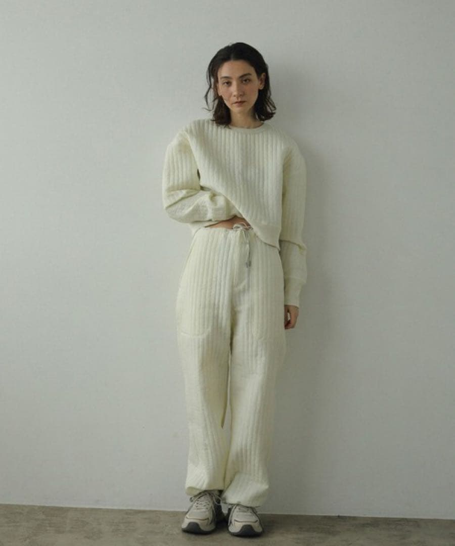 パンツ anuke Quilting Line Pants