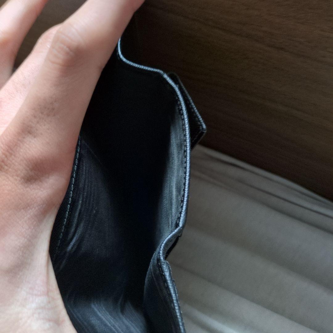 PRADA ブラック 三つ折り財布