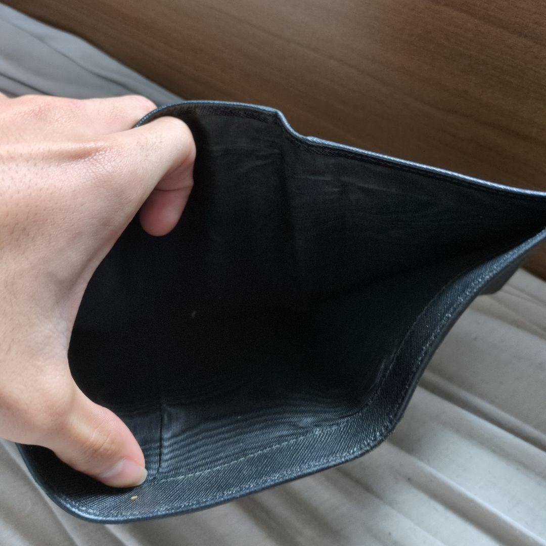 PRADA ブラック 三つ折り財布