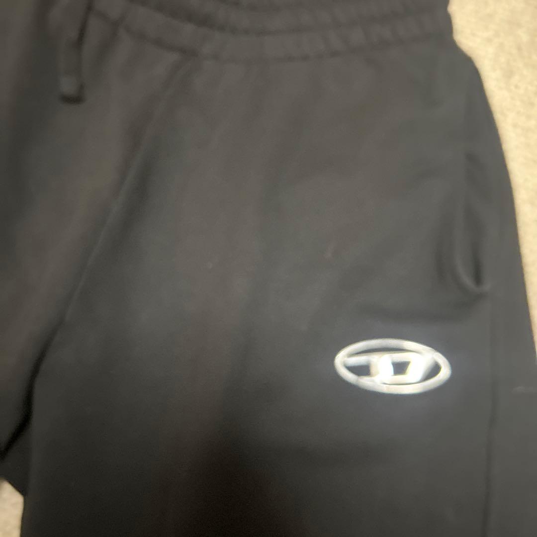 ディーゼル 黒 スウェットパンツ