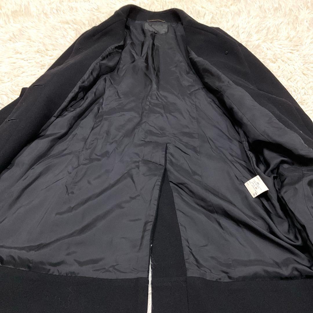 極美品　UNTITLED アンタイトル コート　ロング　ベルト付　ウール　黒　L