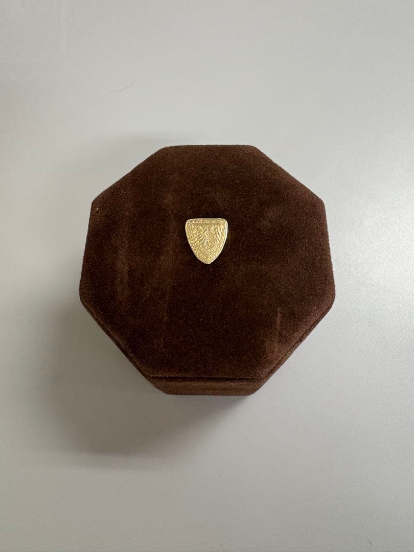 新品未使用　agete アガット K10フープピアス　ゴールド　証明書付き