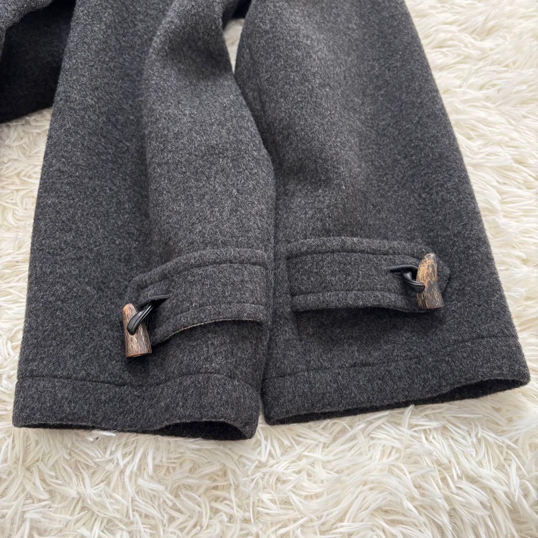 BURBERRY バーバリー ノバチェック ウール×カシミヤ ダッフルコート