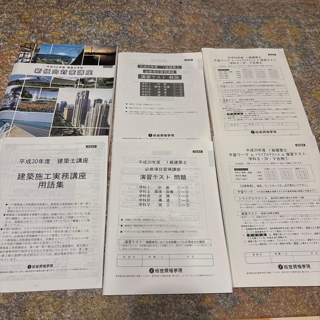 【美品】1級建築士テキスト・問題集全13冊演習セット