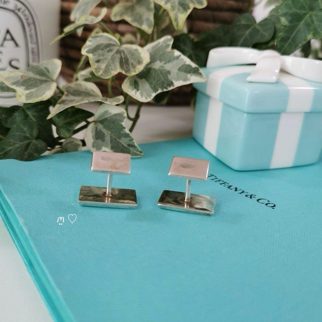 ティファニー　レターモチーフ　エンベロープカフス　カフリンクス　スーツ　メンズ