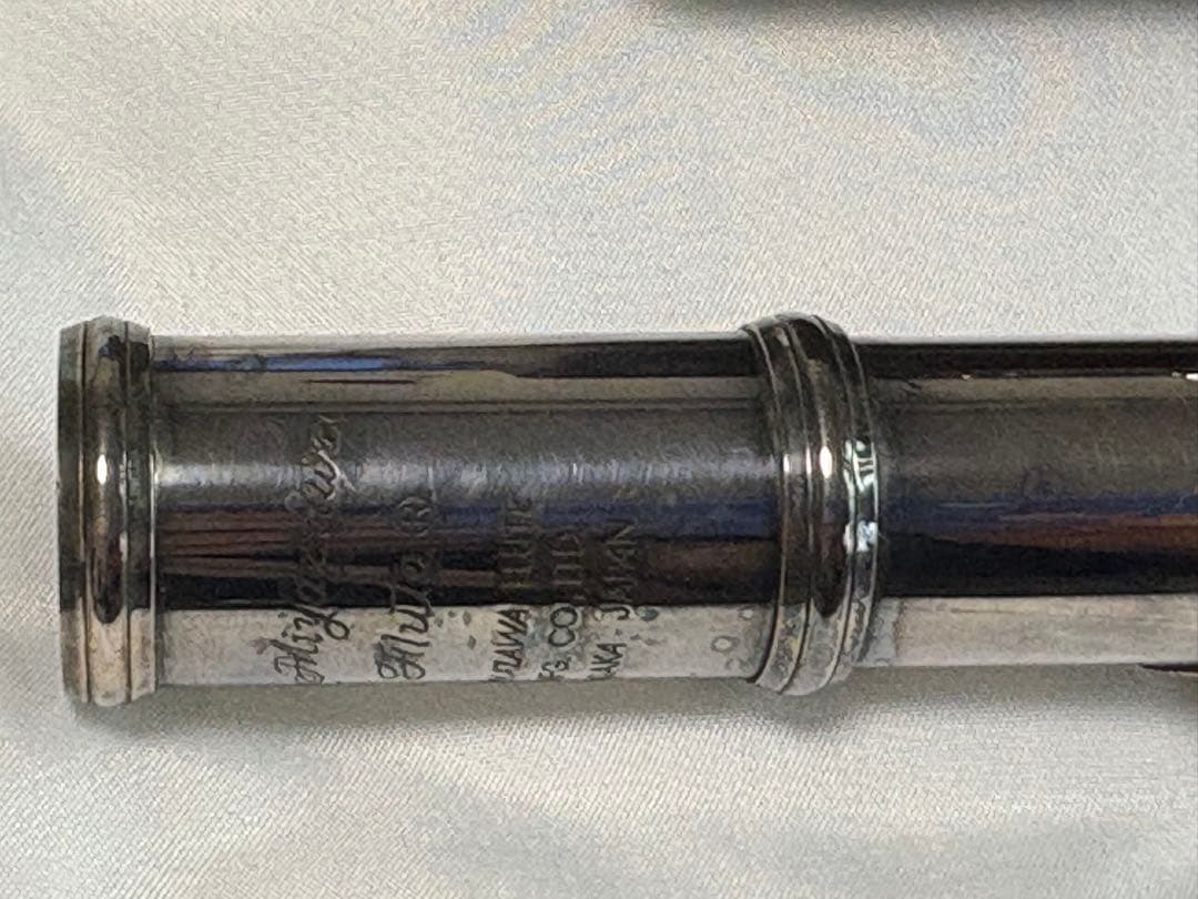 ミヤザワ　フルート MC-300 銀メッキ カバードキー ケース付 現状品