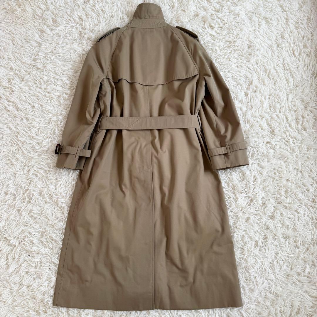美品　バーバリリーズ　ステンカラーコート　2way　ノバチェック　L　ベージュ