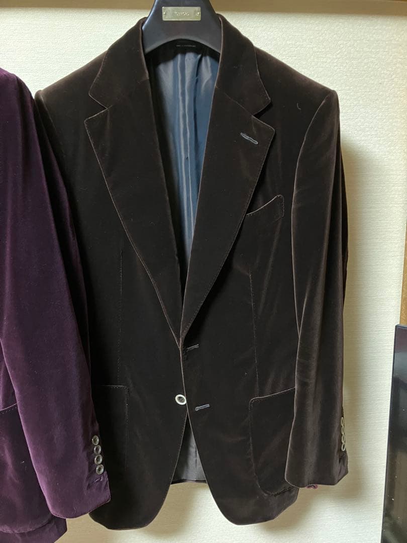 後藤達也 専用TOMFORD ベルベットジャケット 2点セット