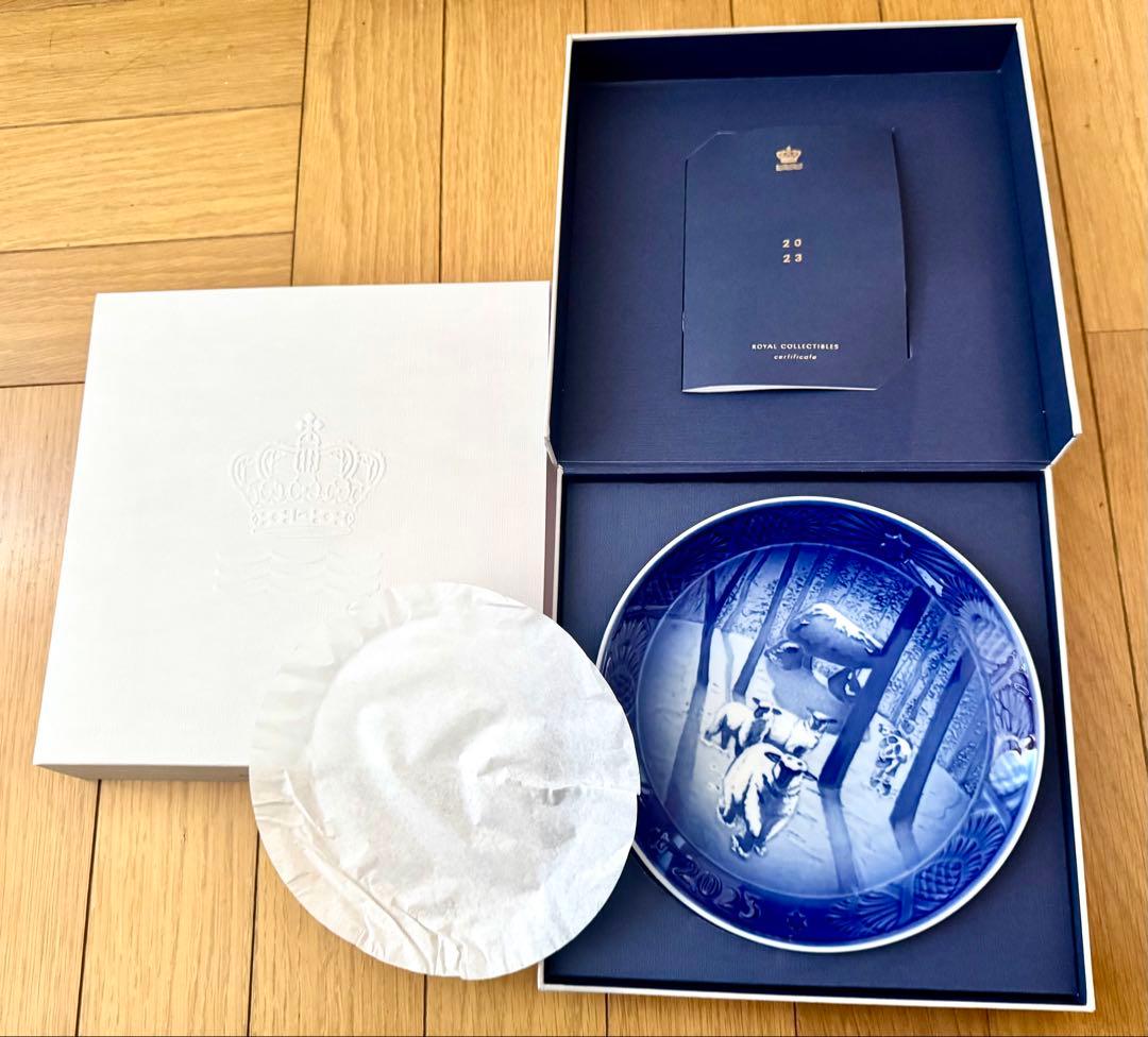 ロイヤルコペンハーゲン　 2023 イヤープレート