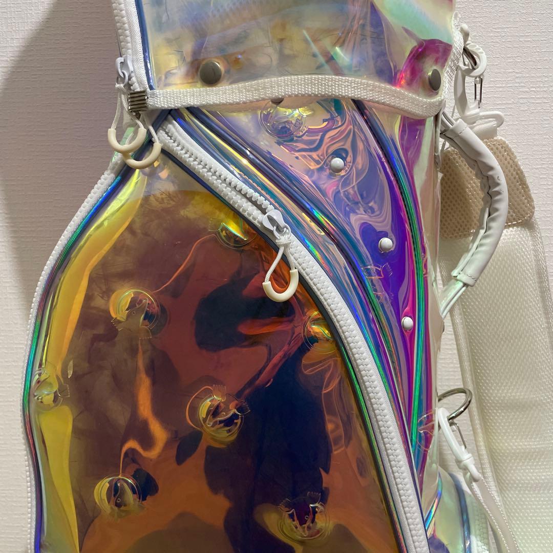 ホンマ キャディーバッグ　9型オーロラ ホワイト CB12060 スケルトン