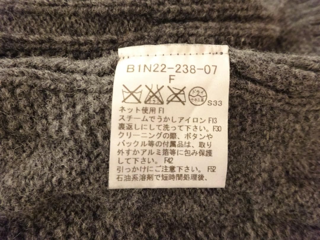 BURBERRY LONDON バーバリーロンドン　ニットポンチョ　フリーサイズ