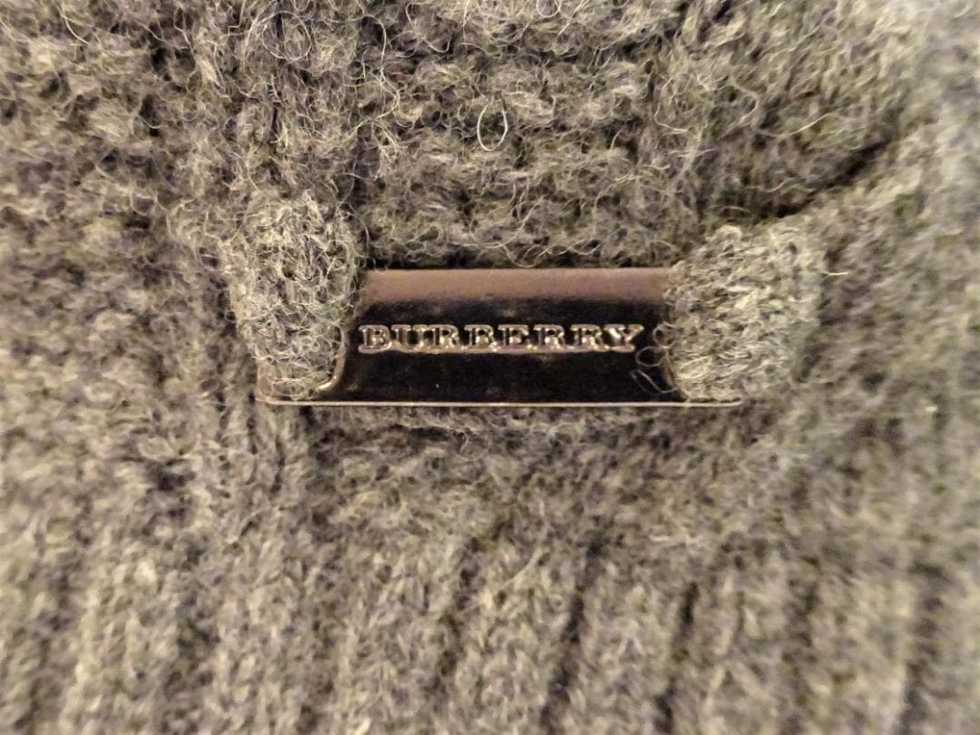 BURBERRY LONDON バーバリーロンドン　ニットポンチョ　フリーサイズ