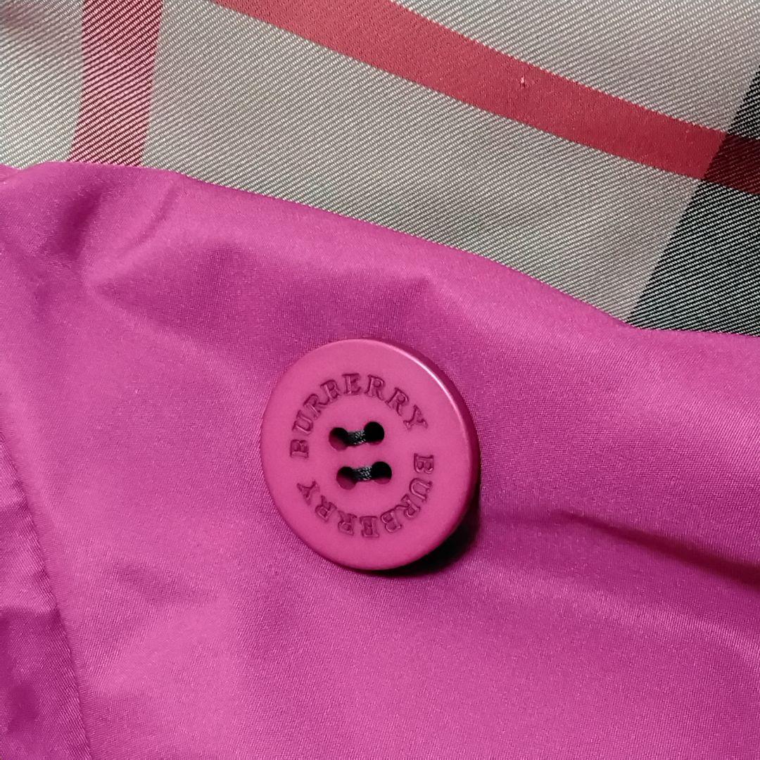 極美品　貴重カラー　バーバリーロンドン　コート　ノバチェック　パープル