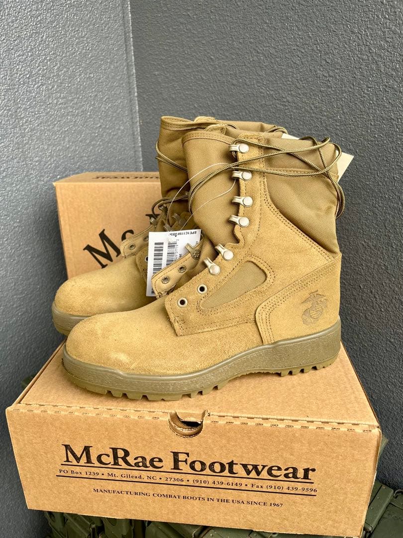 米軍放出未使用品 McRae USMC コンバットブーツ 8.5R(26.5)③