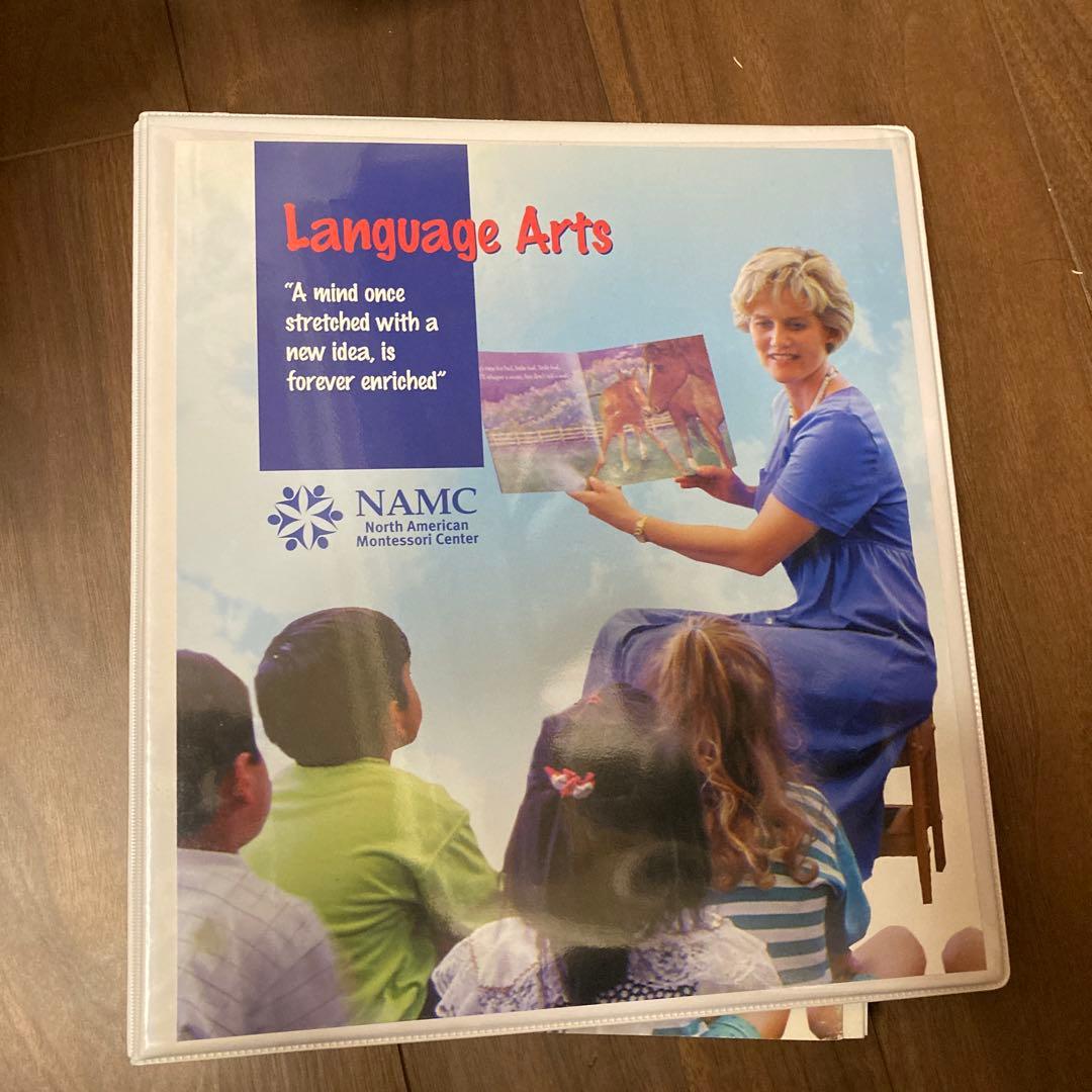 NAMC モンテッソーリ3〜6才ディプロマ課程のテキスト6冊セット