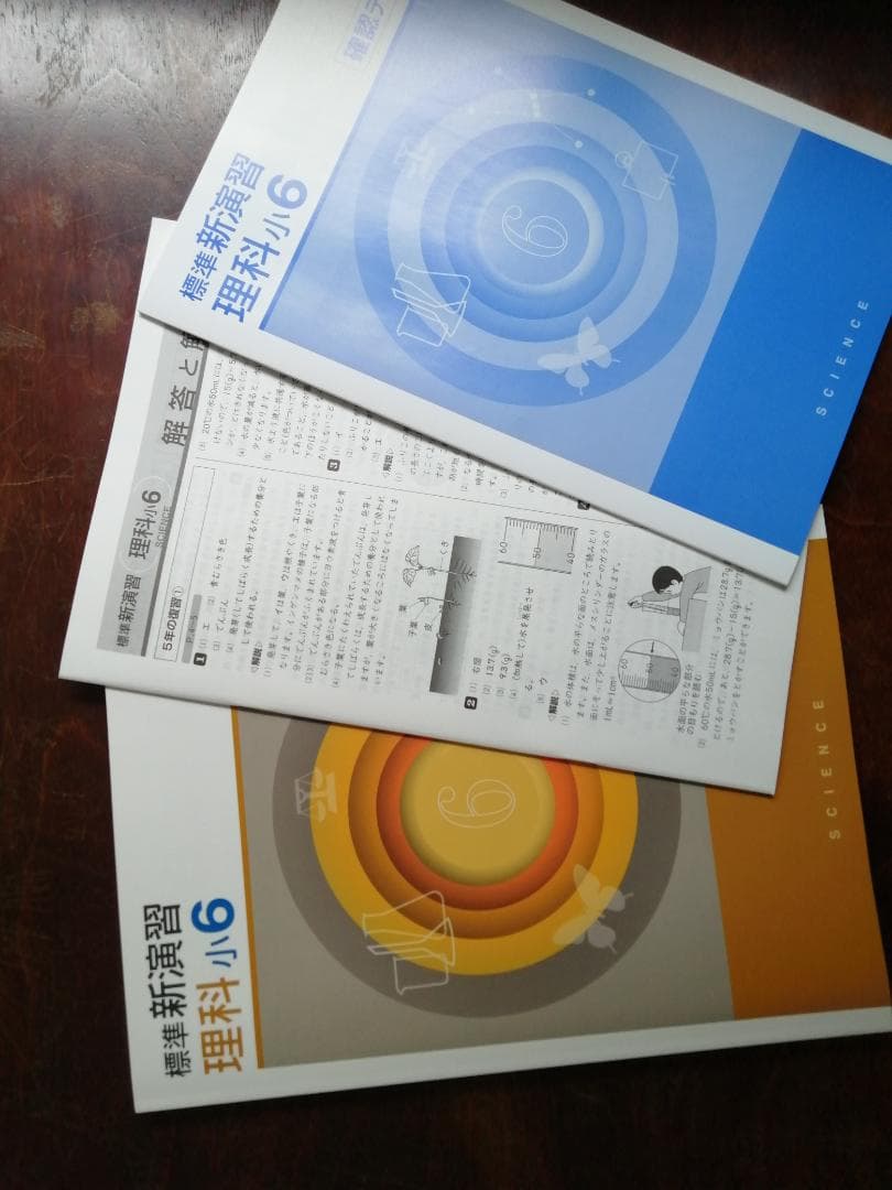 新学年セール!! 標準新演習 小6 5科 検討用見本 注! ご購入後裁断予定!