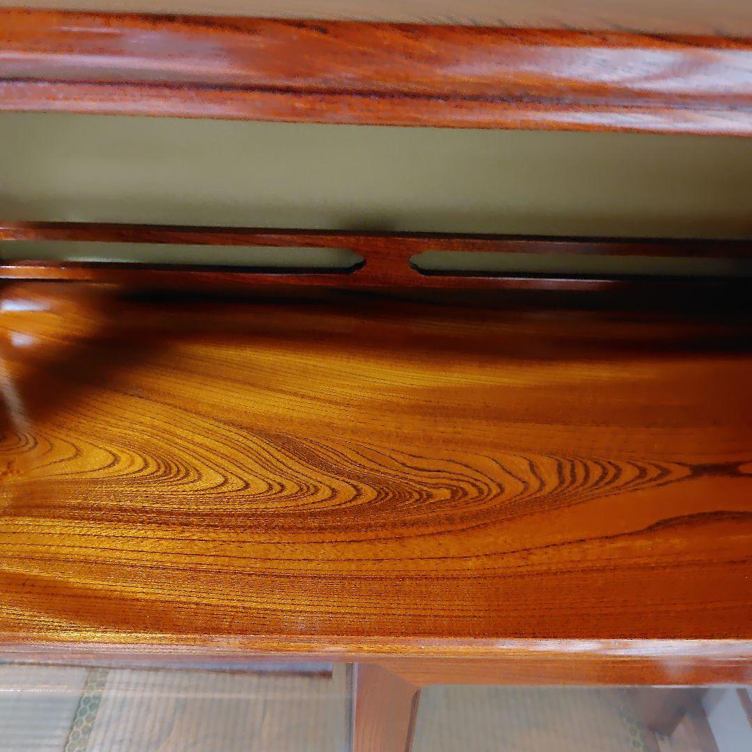 茶箪笥　漆器　木製品　高級家具　アンティーク　木目