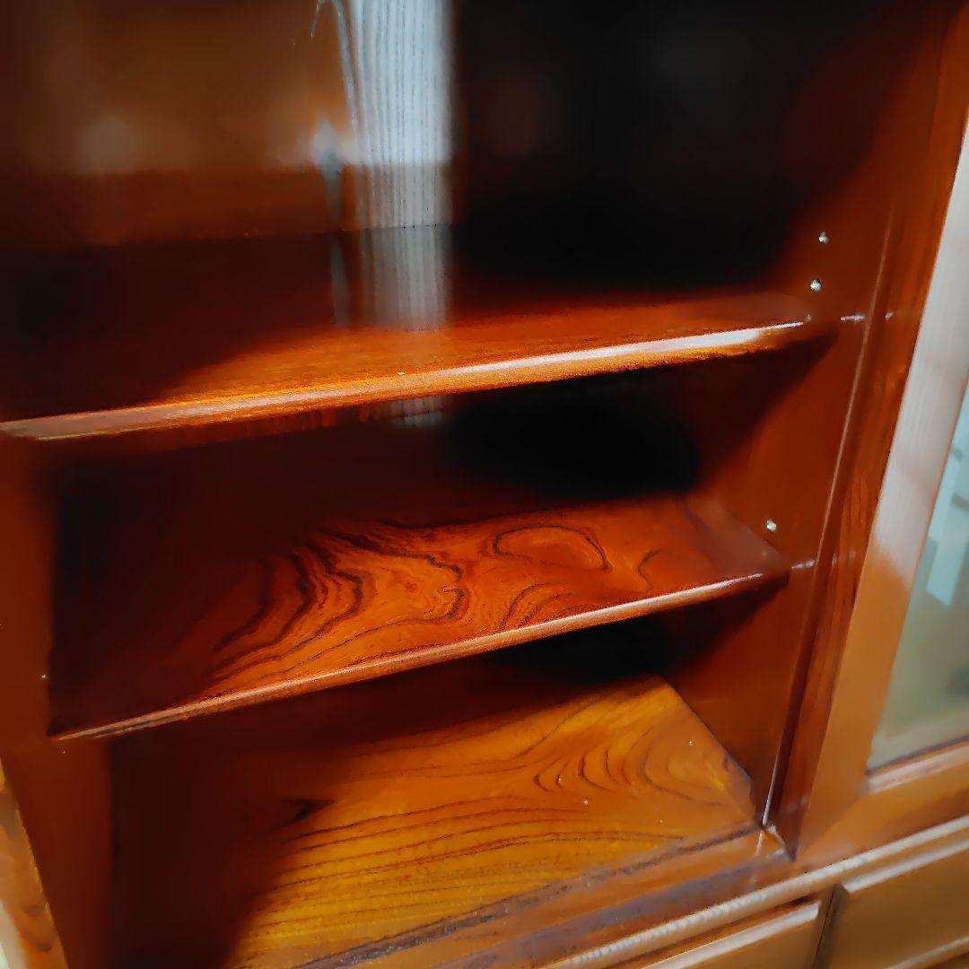 茶箪笥　漆器　木製品　高級家具　アンティーク　木目