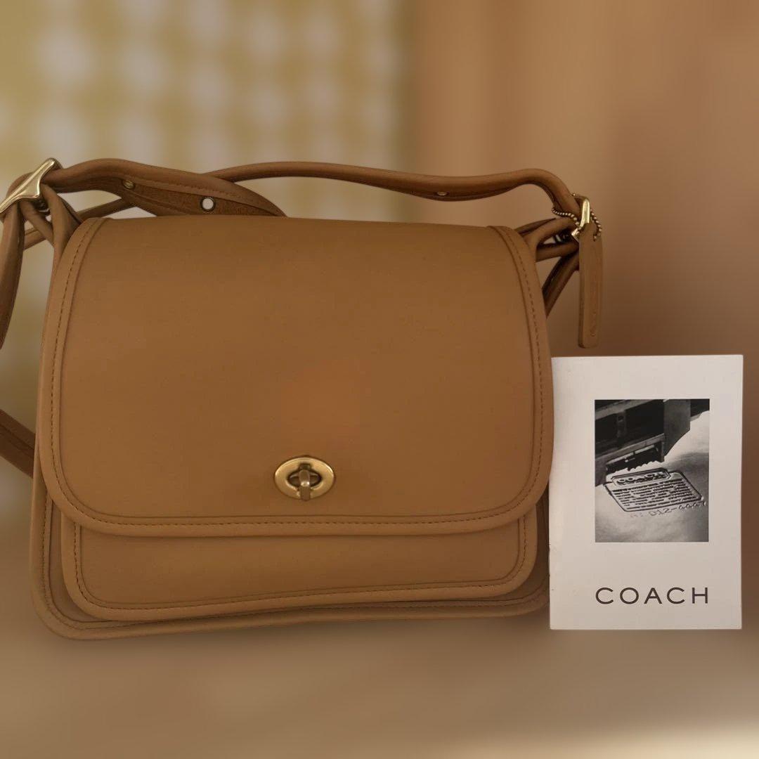 バッグ Vintage Coach Turnlock Shoulder Bag 9061