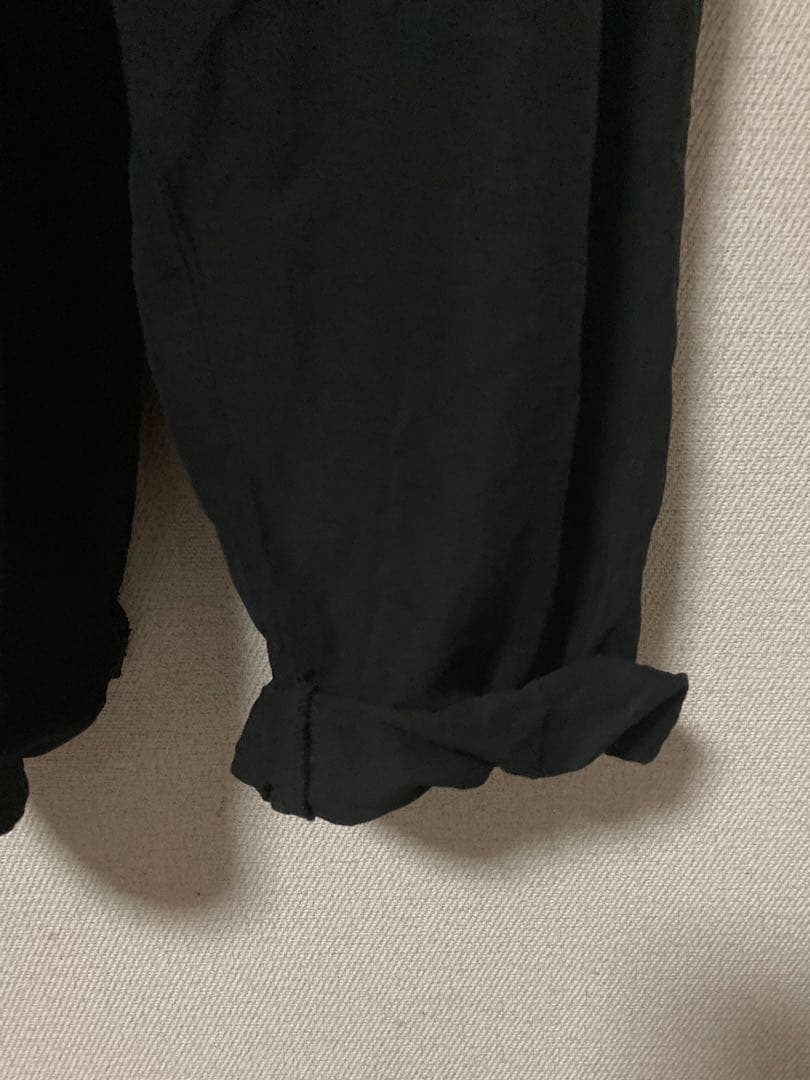 ネストローブコットンリネンフリルストラップパンツ