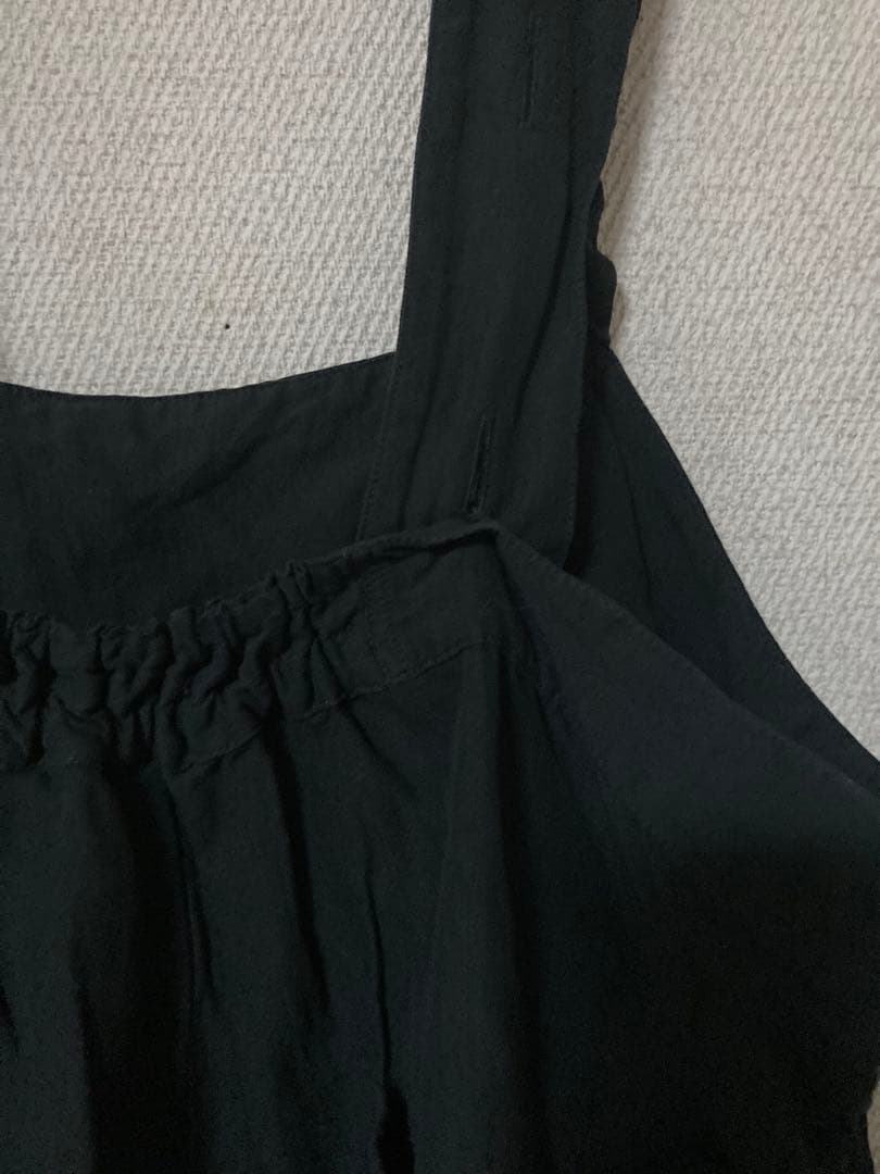 ネストローブコットンリネンフリルストラップパンツ