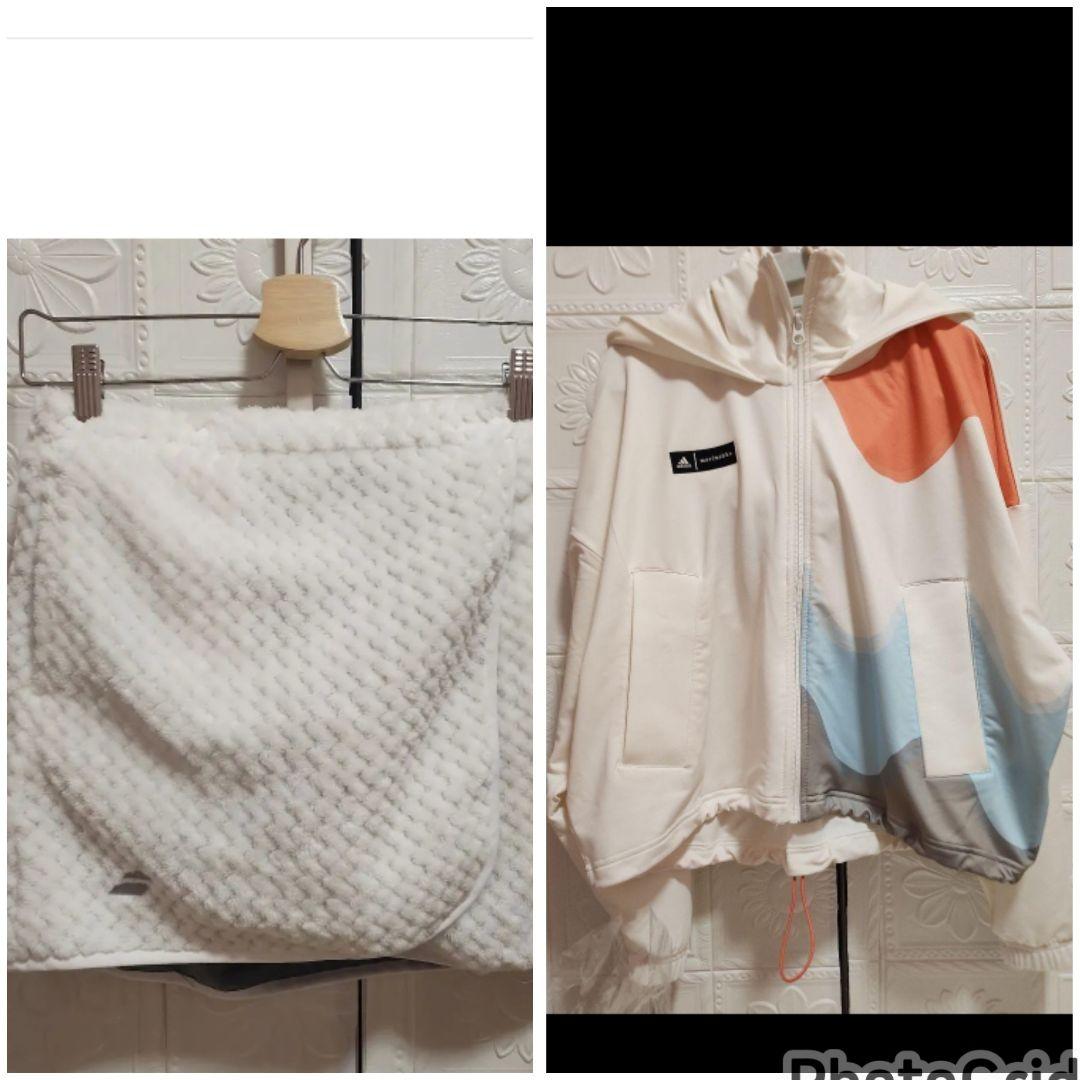 tebukuro　Babolat　ホワイトふわふわテニスウェア