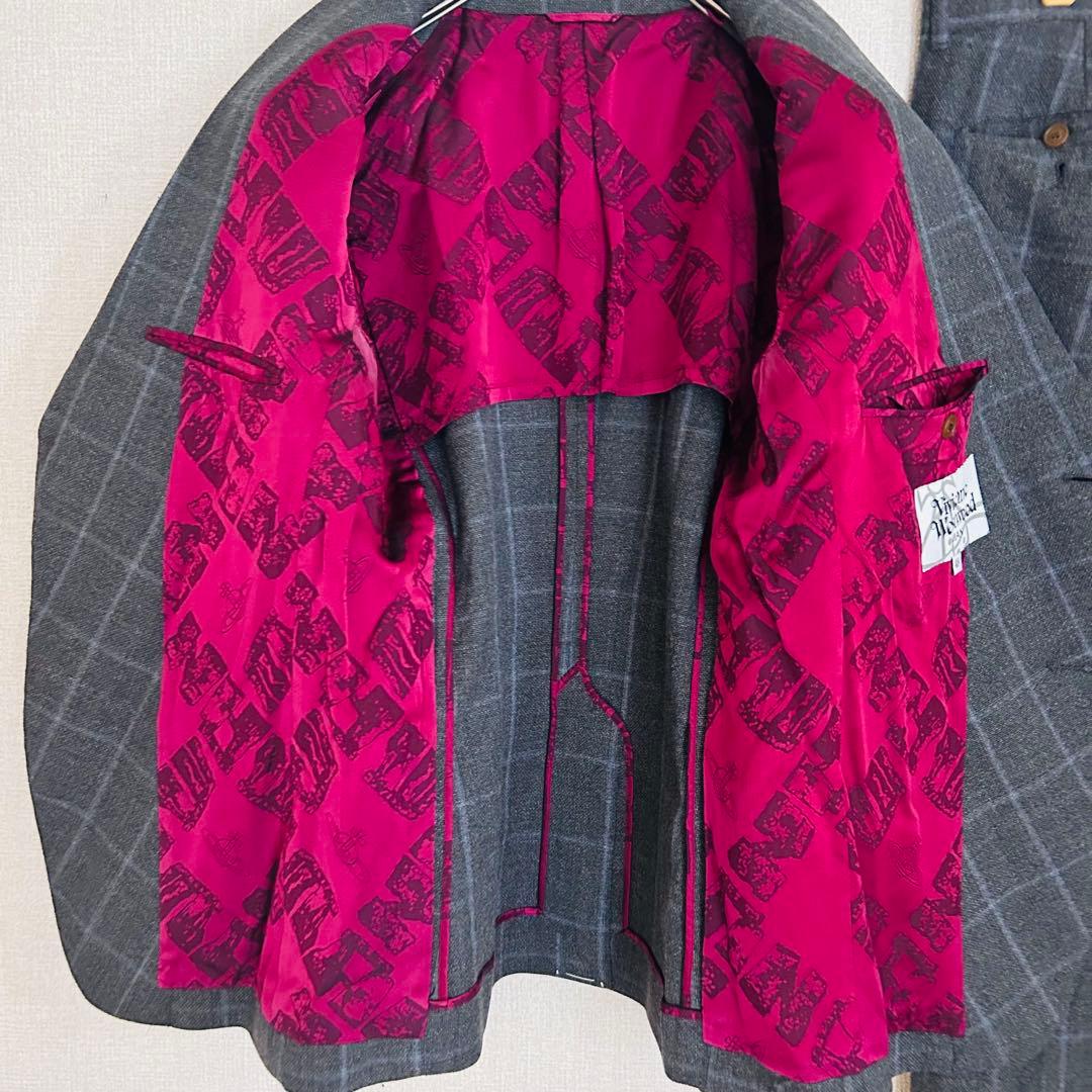 【美品】Vivienne Westwood Man セットアップ スーツ 総柄