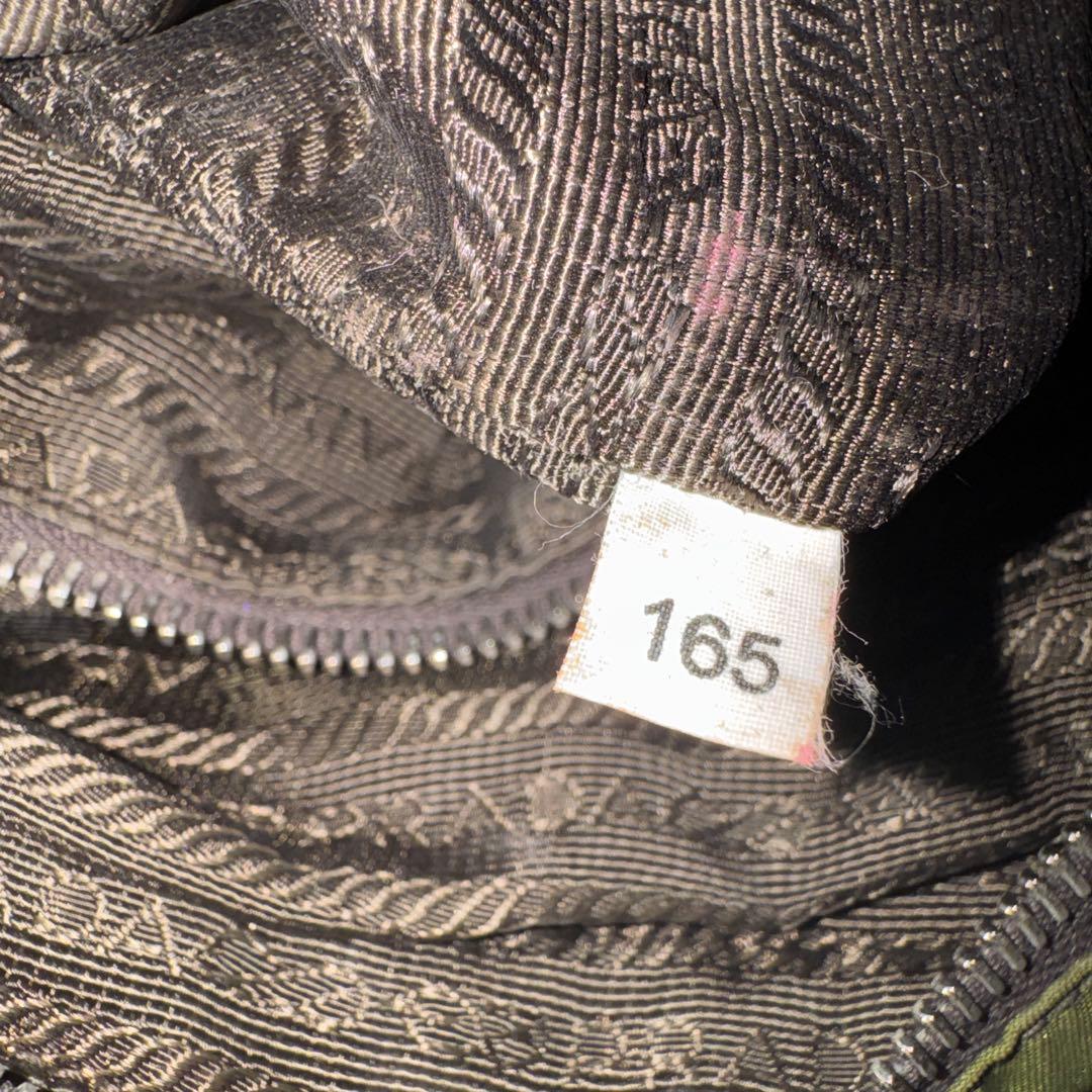 PRADA オリーブグリーン ショルダーバッグ 163