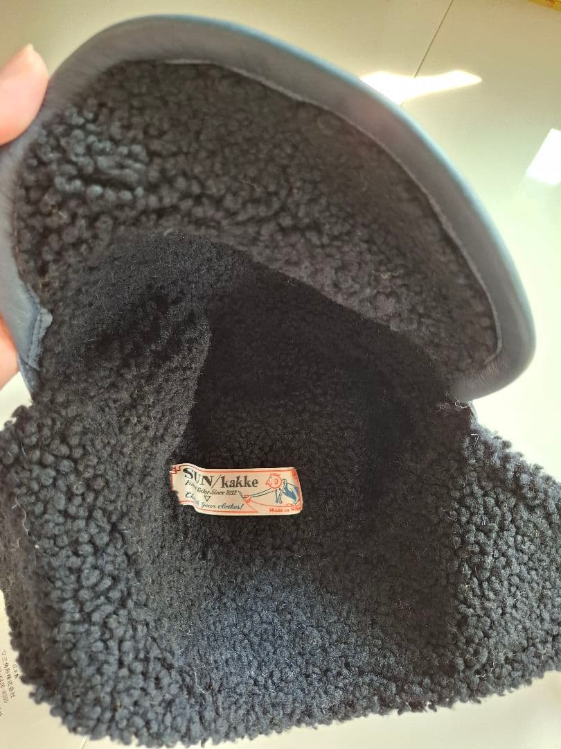 SUN/kakke ムートン帽子