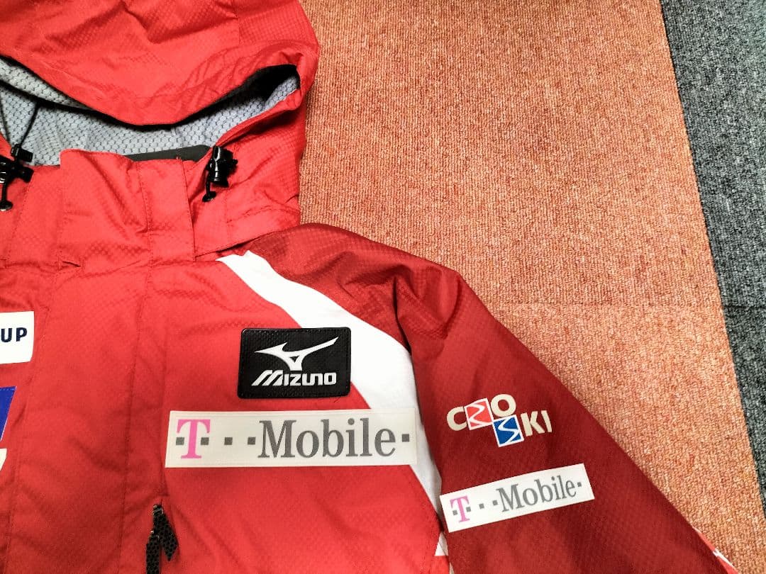 MIZUNOクロアチア代表スキーウェアー フルジップ競技用モデル/サイズO