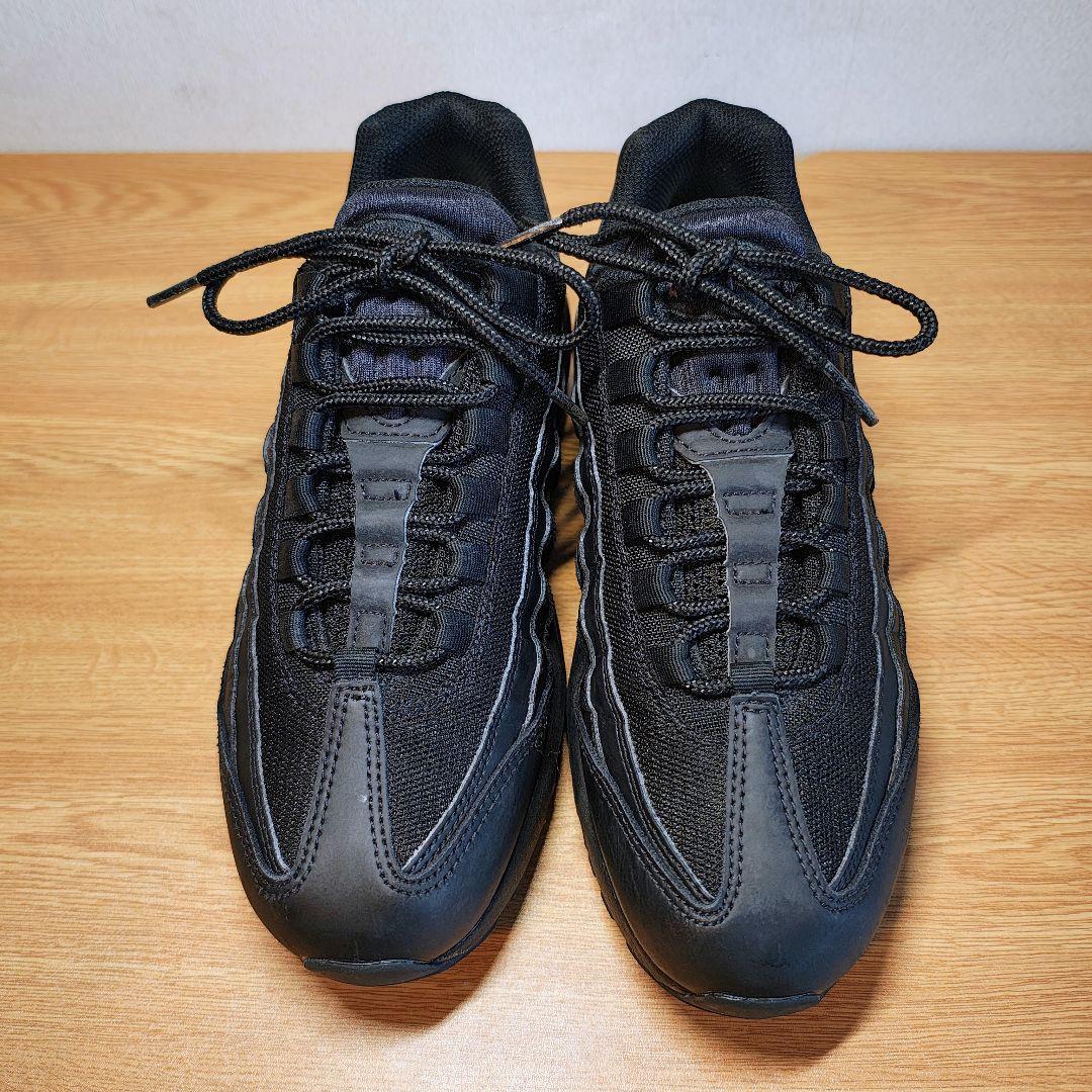 美品 NIKE AIR MAX 95 ES \"ALL BLACK\" 25