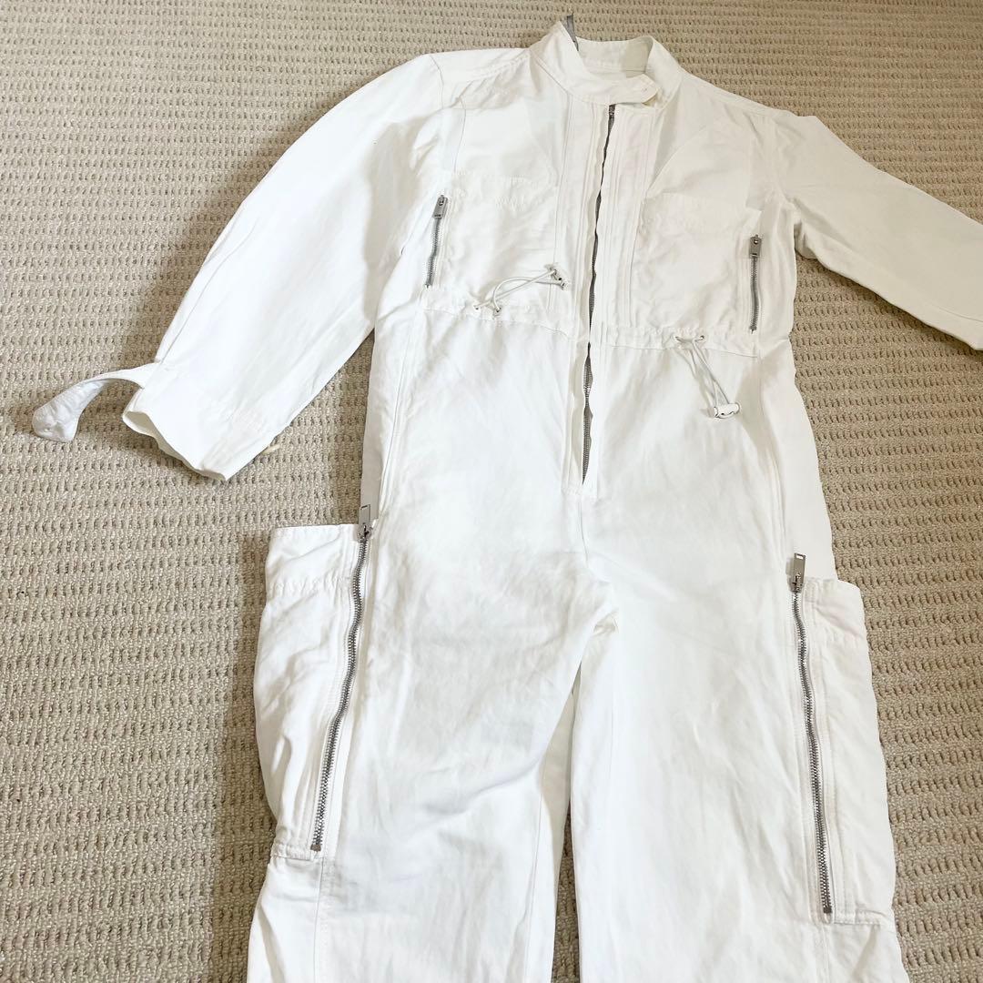 定価20万円ぐらい ステラマッカートニー ジャンプスーツ つなぎ 長袖 白